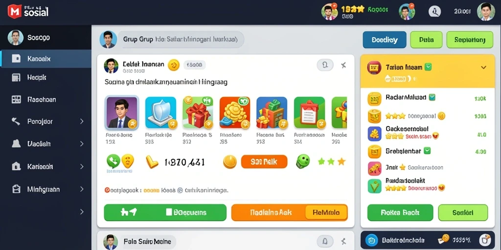 Fitur multiplayer yang memungkinkan bermain dengan teman.