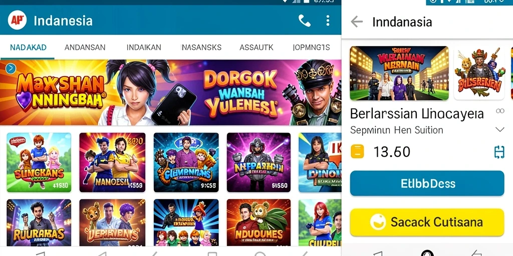 Ilustrasi gameplay yang seru dan interaktif.