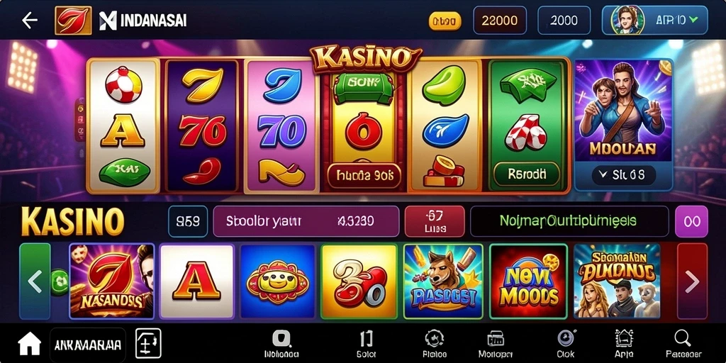 Latar belakang yang indah dan penuh warna dalam game LETSTHOR.