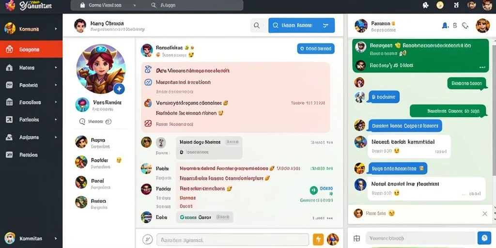Komunitas aktif untuk interaksi sosial.