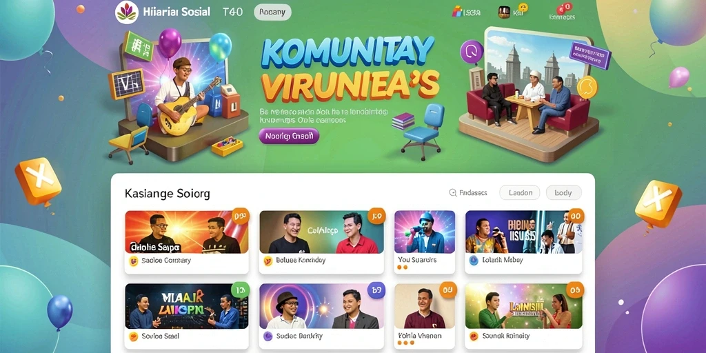 Komunitas aktif yang mendukung pemain baru.