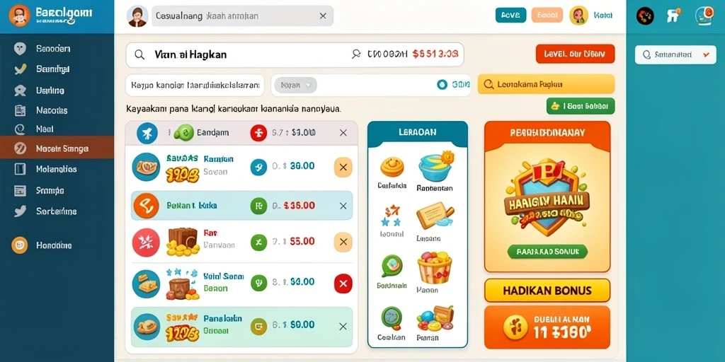 Sistem reward yang menarik untuk meningkatkan pengalaman bermain.
